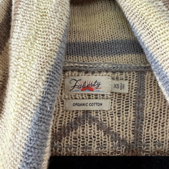 Faherty Paloma Organic Cotton Duster Cardigan - Picture 7 of 7